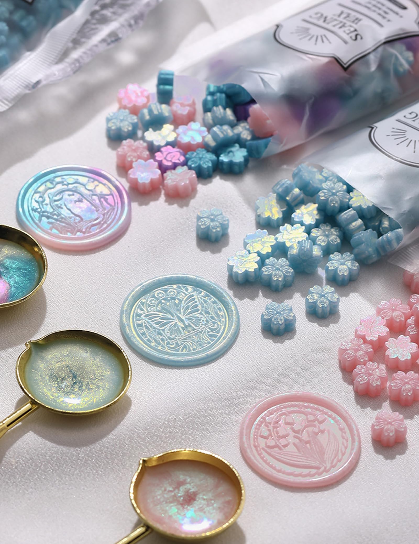 shi⭐︎様、専用 Amazon | Geerow シーリングワックス オーロラカラー 100粒 封蝋