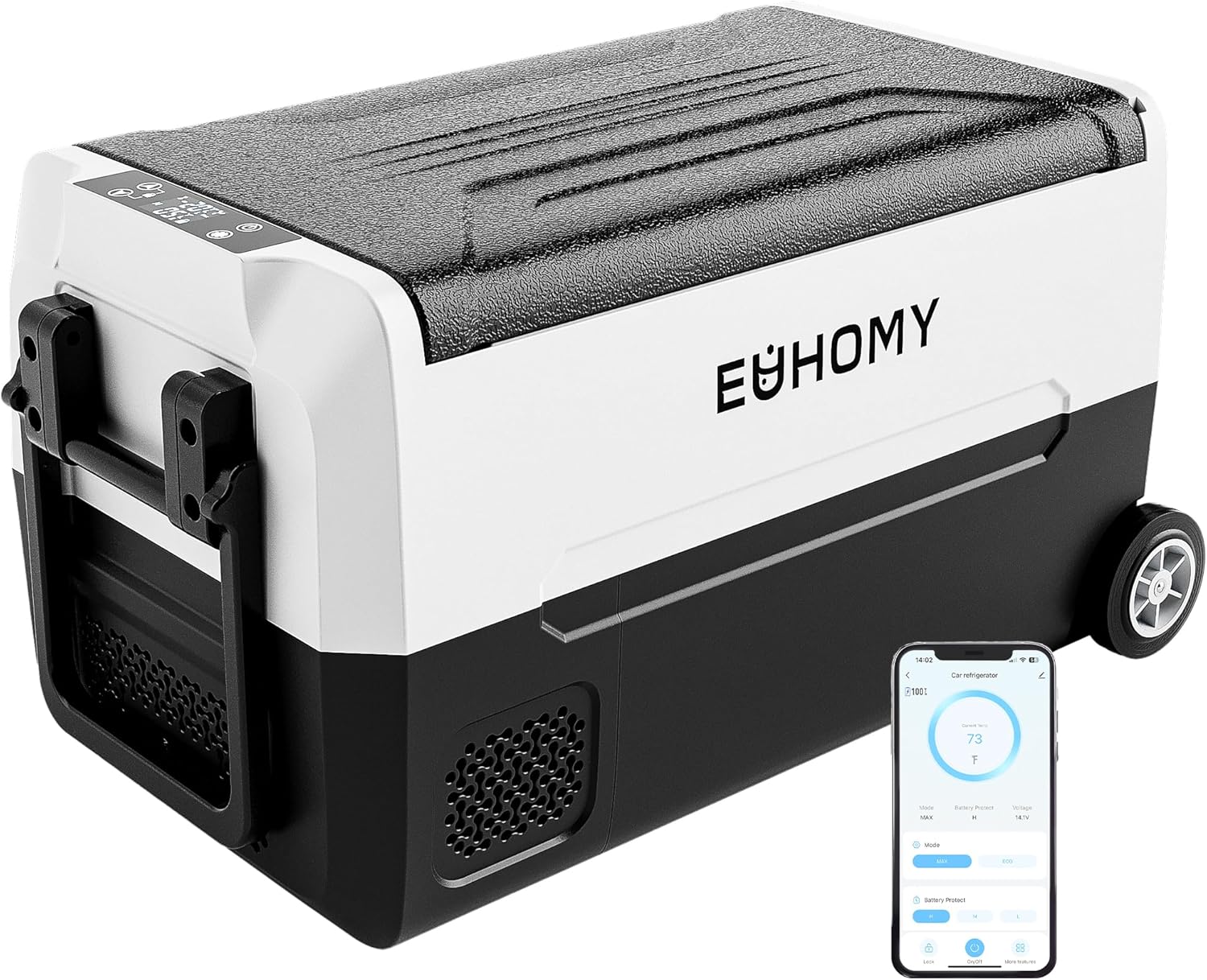 EUHOMY 12 Volt Refrigerator, 37QT(35L) 12V Fridge, Electric Cooler 12/24V DC 120-240V AC -4℉~68℉, 12V Freezer Removable Divider, Car Fridge For Camping, RV, Travel, Fishing, Outdoor EUHOMY 12 Volt Refrigerator, 37QT(35L) 12V Fridge, Electric Cooler 12/24V DC 120-240V AC -4℉~68℉, 12V Freezer Removable Divider, Car Fridge For Camping, RV, Travel, Fishing, Outdoor