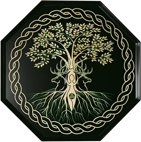 YETTA YANG Decoración de Navidad de Yule Pagan, letrero de arte decorativo para puerta delantera, celta, nórdico, nórdico, fiesta, regalo, póster de