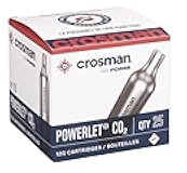 Crosman 12-Gram CO2 Powerlet Cartridges For Use With Air Rifles And Air Pistols