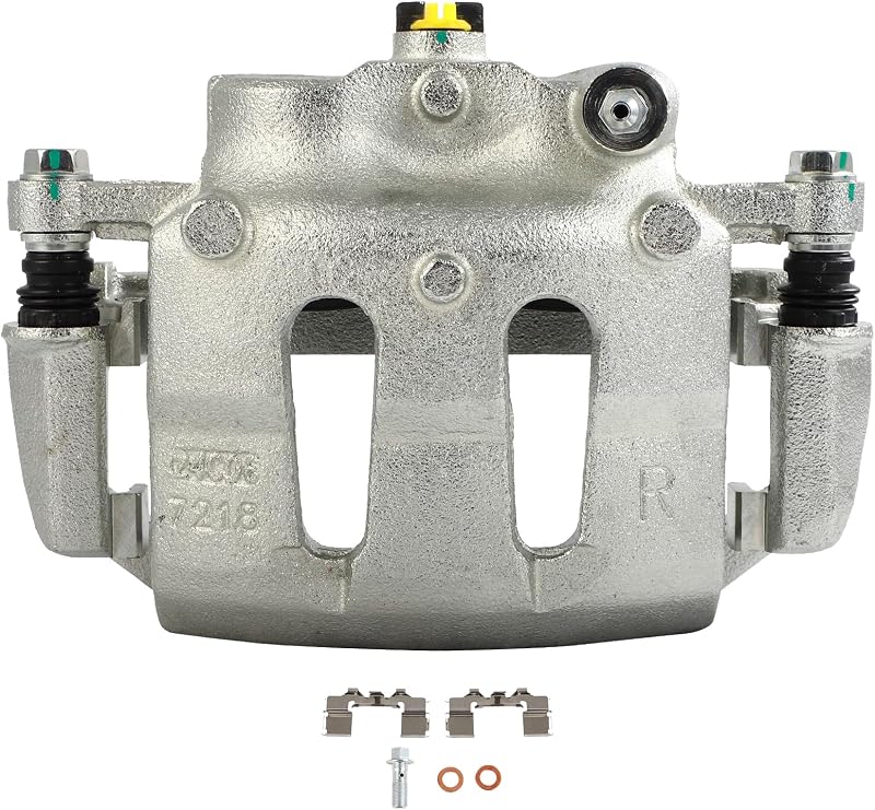 Pinça de freio a disco dianteira direita ECCPP com suporte para Nissan D21, Frontier e Pickup – 1 unidade