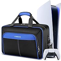 Vista 1 de COMECOI Carrying Case for PS5, Travel Case for PS 5 Protective, Large Capacity Storage Bag Compatible with Playstation 5 Disk Digital Edition