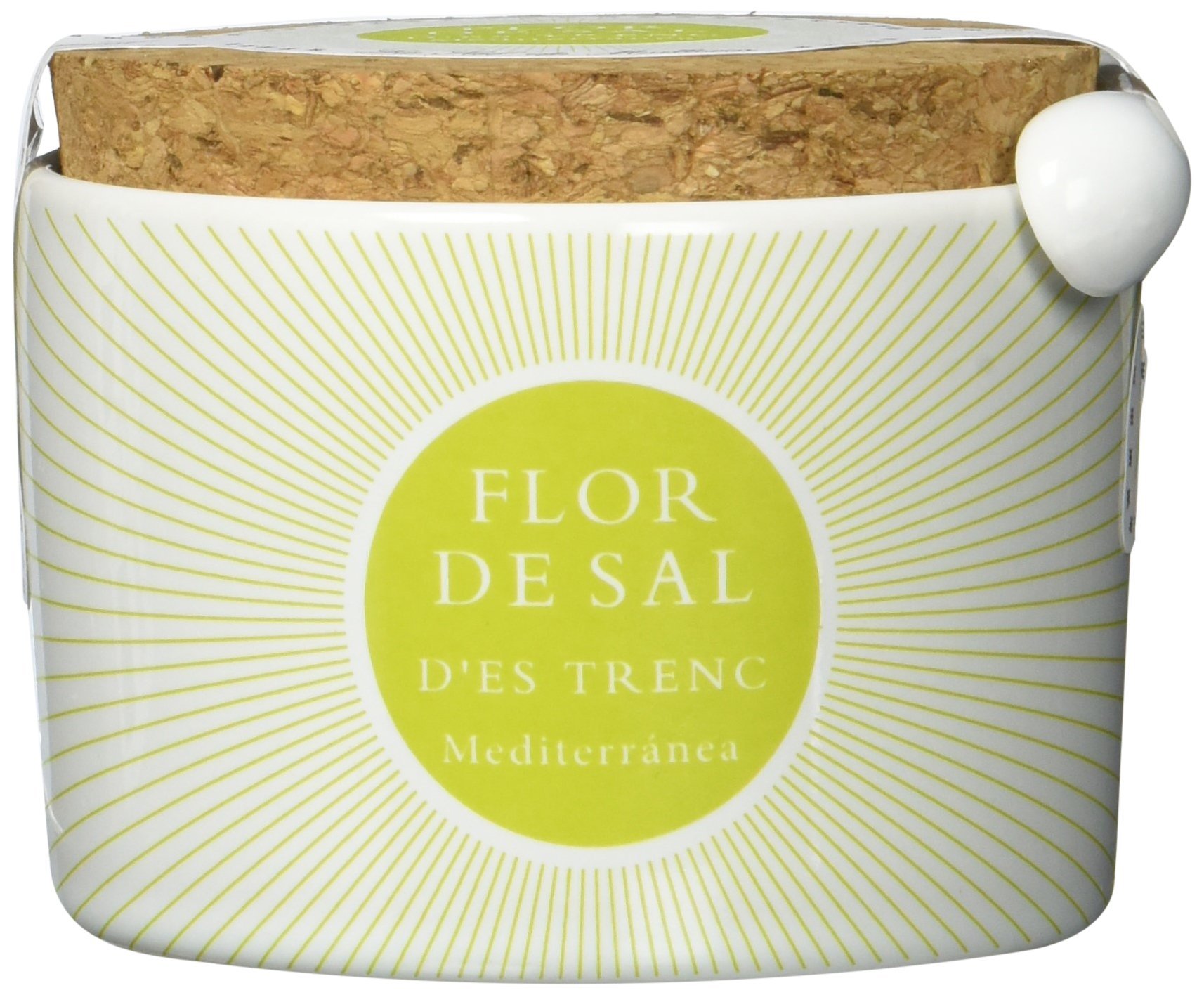 Gusto Mundial Flor de Sal d’Es Trenc Mediterranea Salz 100g | unbehandeltes, naturbelassenes Meersalz aus Mallorca | Mit mediterranen Kräutern