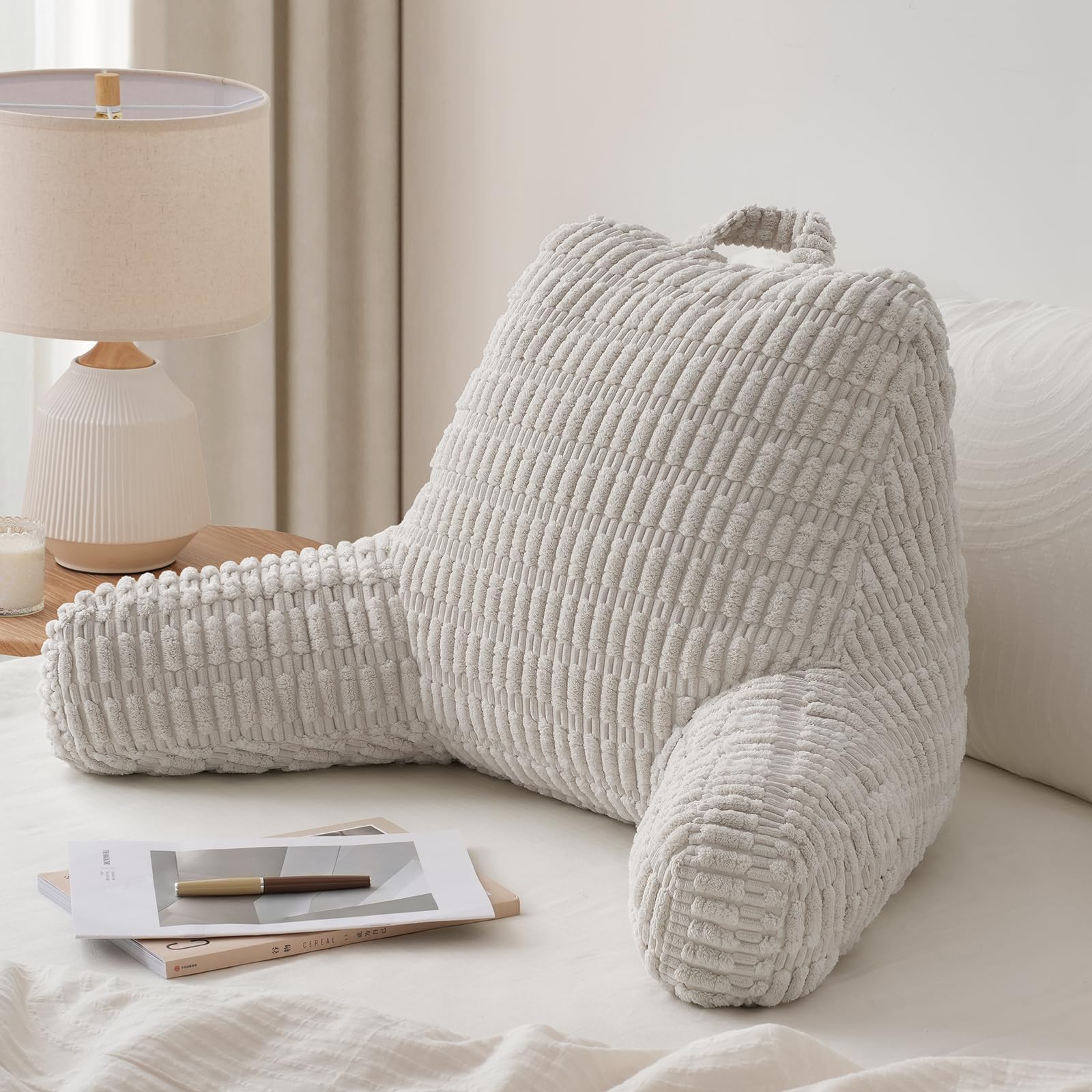 Amazon｜【日本設計】Reafcozyリーディングピロー ベッド用背もたれ