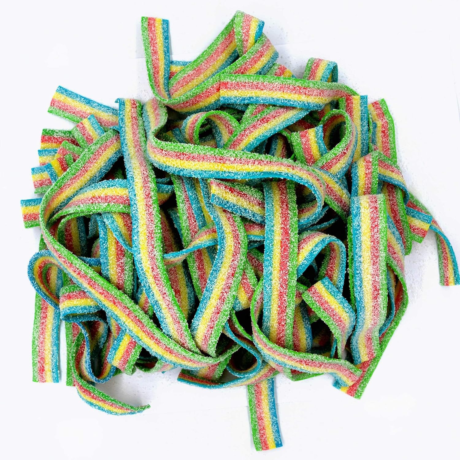 Smarty Stop Sour Gummy candy Strips (Fantasy Rainbow, 1.5 Pound)