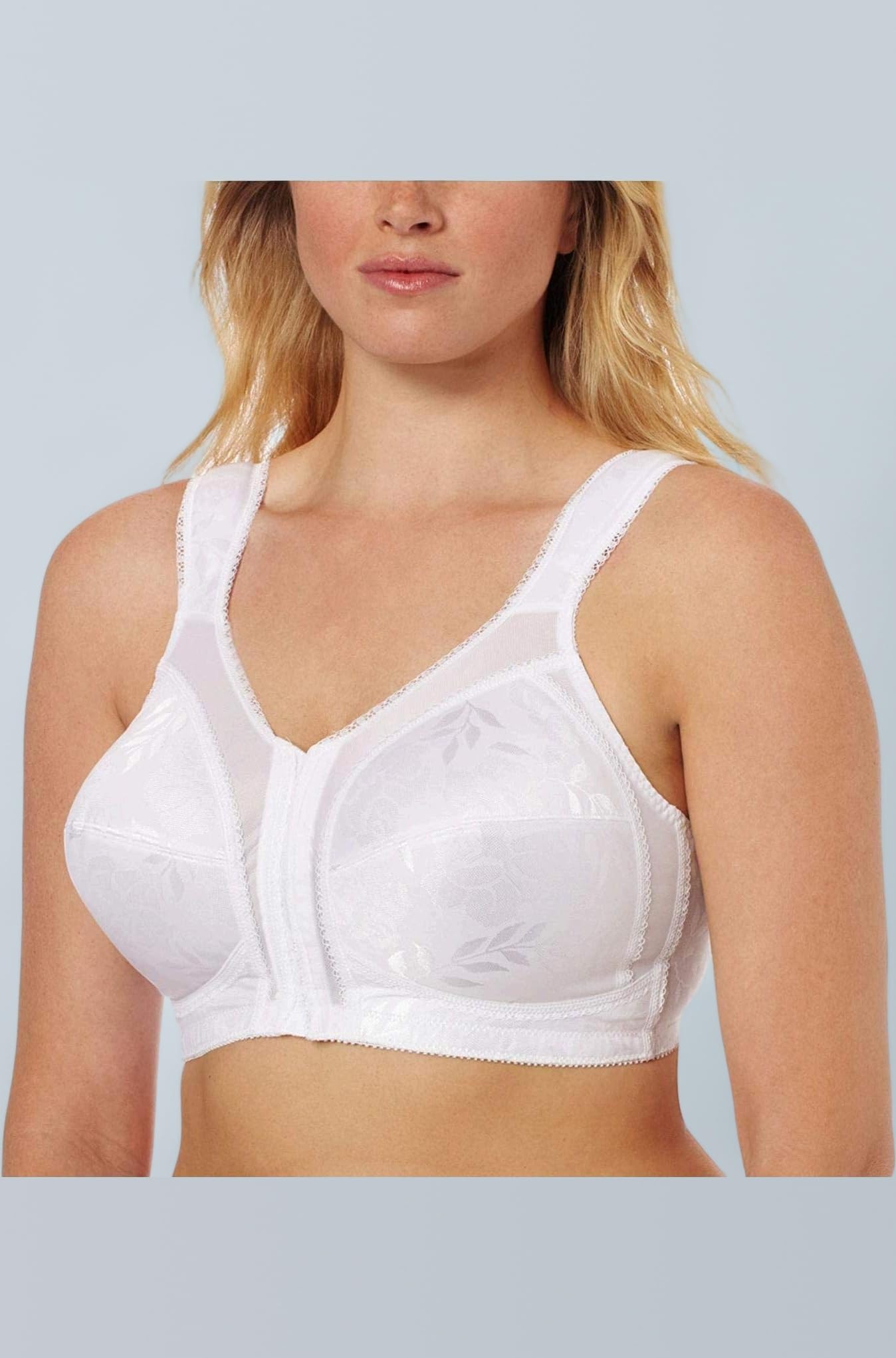 Playtex Women's 18 Hour Wire-Free Bra, Women’s Flex Back Bra, Women’s Front-Close Bra, US4695