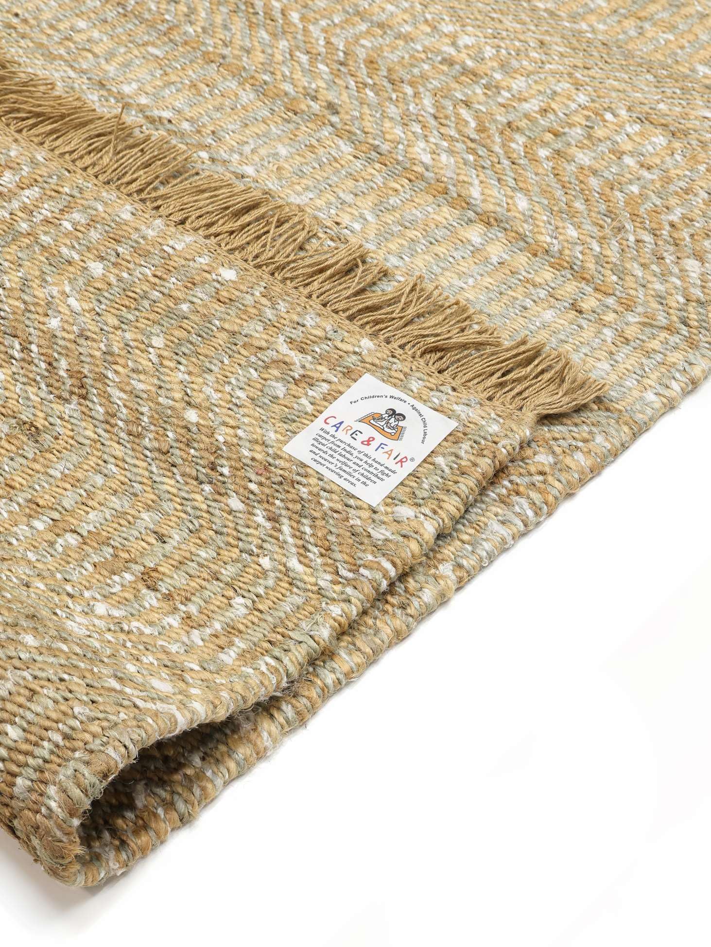 RugVista Sahara Jute Tapis, 80 x 300 cm, Marron
