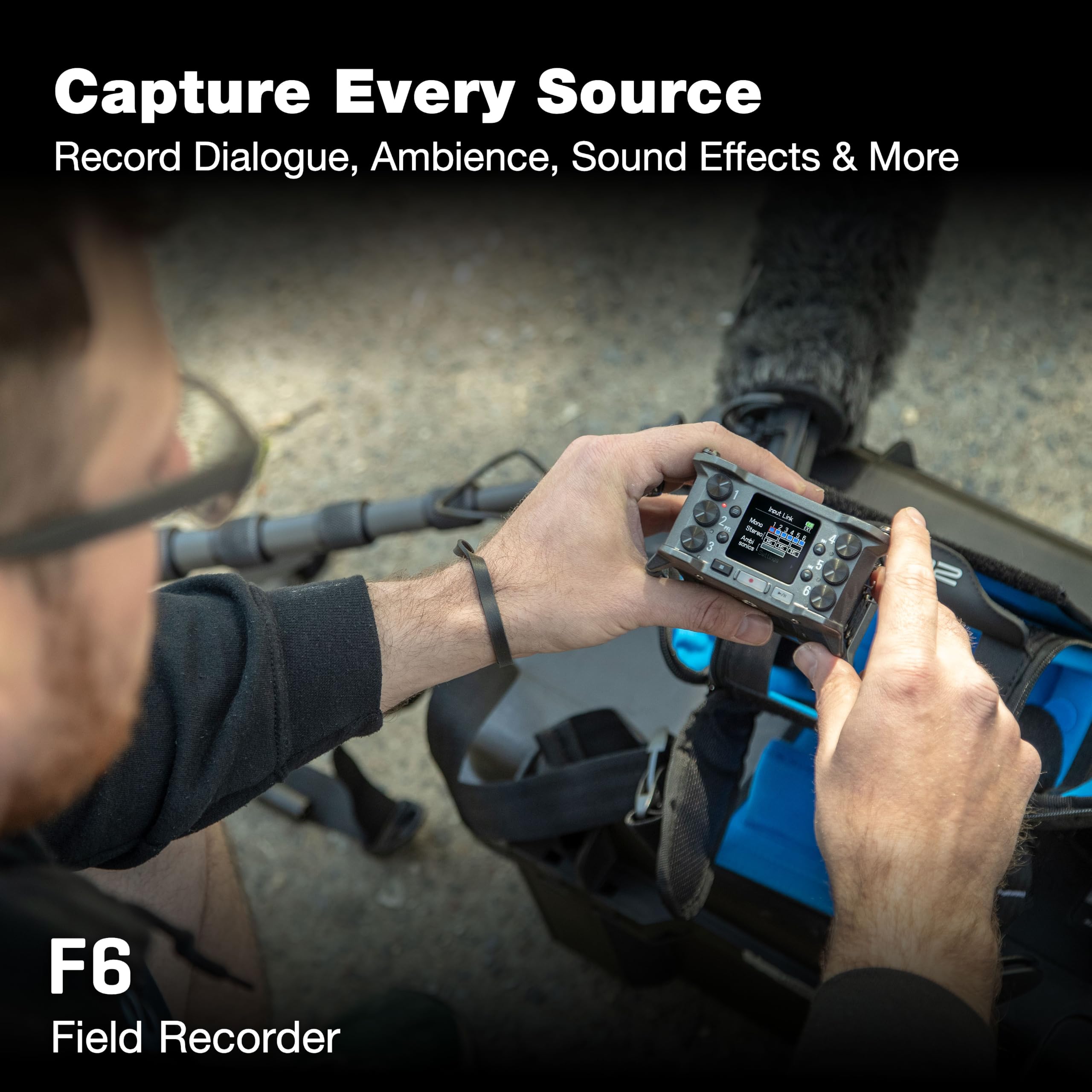 Amazon.com: Zoom F6 Professional Field Recorder/Mixer for