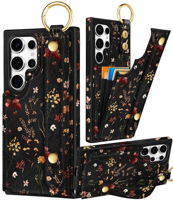 Petitian for Samsung Galaxy S24 Ultra Wallet Case, Growing Flower by Petitian - Used condition - US$11.00