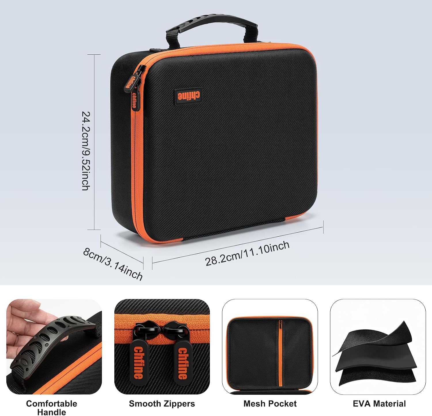 Battery Storage Organiser Case, Battery Storage Box Holds 126+ Batteries Various Sizes AA AAA C D 9V LR44 CR2032 with BT168 Tester, Portable Batteries Storage Box for Home, Travel(Not Included)