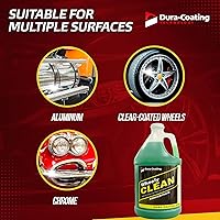 Vista 3 de DURA-COATING TECHNOLOGY Wheely Clean Concentrate - Bueno para limpiador de ruedas cromado, revestimiento transparente o limpiador de llantas