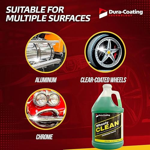 Miniatura 3 de DURA-COATING TECHNOLOGY Wheely Clean Concentrate - Bueno para limpiador de ruedas cromado, revestimiento transparente o limpiador de llantas