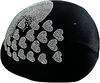 Vista 3 de Cubierta de casco de corazón de cristal, cubierta de casco de diamantes de imitación, casco elegante, cubierta de casco para jinete, paseos