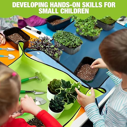 Miniatura 5 de Leriton 104 piezas de herramientas para suculentas, mini herramientas de jardín, kit de herramientas de bonsái, juego de herramientas de mano para