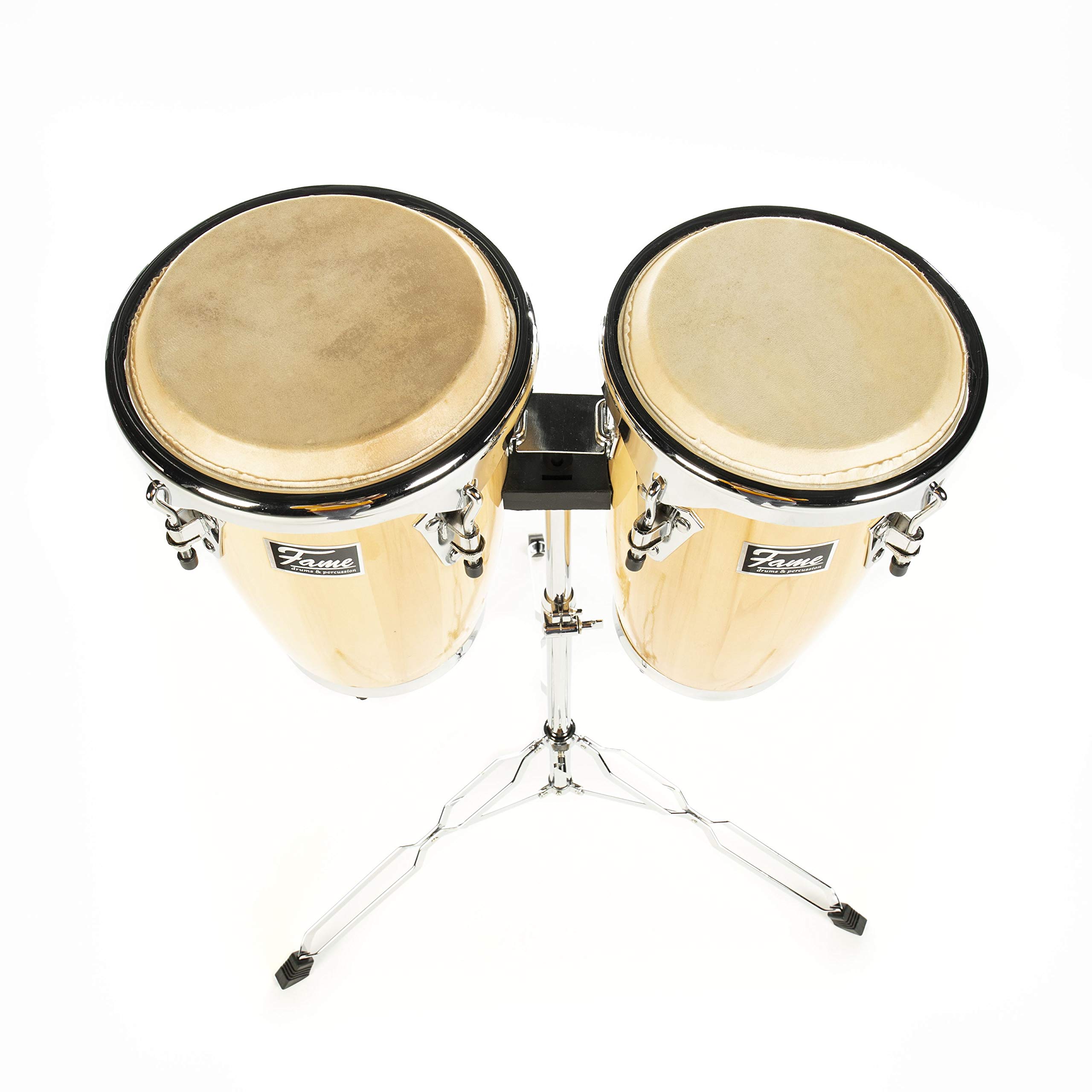 Fame S8300N Conga Set & Stand 8"/9" (Natural) - Conga