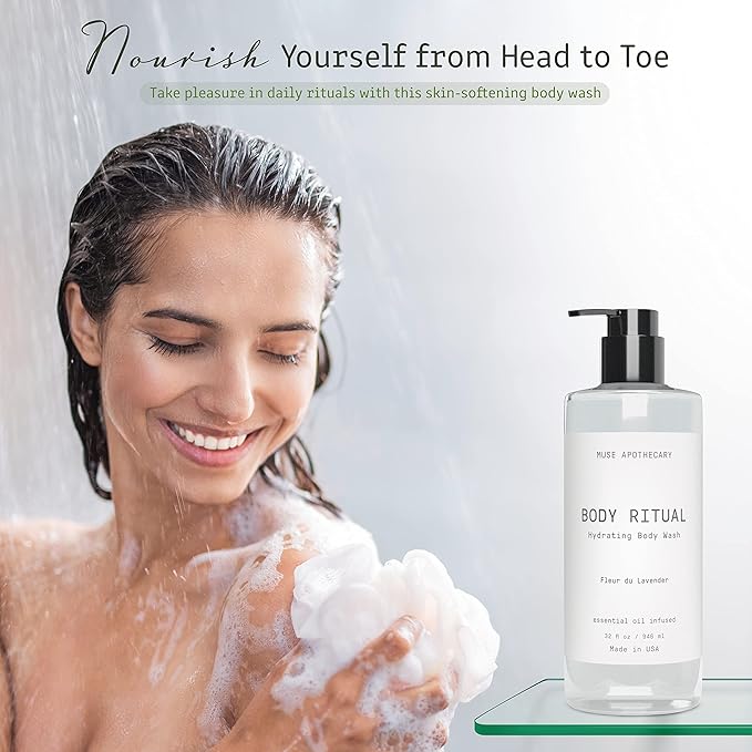 Crafted with gentle and natural ingredients, this body wash nourishes and hydrates the skin. It gently cleanses without stripping away the skin's natural oils, leaving it feeling soft, smooth, and refreshed. The thoughtfully balanced formula keeps the skin's natural pH level intact, ensuring a gentle and comfortable cleansing experience.