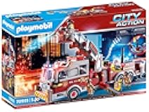 Rescue Vehicles: Fire Engine with Tower Ladder