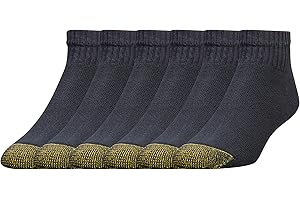 Gold Toe Men's Davenport Invisible No-Show Socks 6-Pack