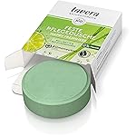lavera Happy Freshness Firm Shower Gel with Organic Lime and Organic Lemongrass - Gently Cleans the Skin without Drying It Out - 3x More Productive Than Liquid Shower Gel - Natural Cosmetics - 1 Piece