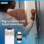 Schlage Encode Plus Smart Wi-Fi Lock for Front Door, Keyless Entry Deadbolt, Unlock with Apple Watch, Built-in WiFi and App Control, Easy Install, Alexa & Apple HomeKit Compatible, Matte Black
