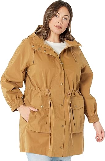yellow plus size raincoat