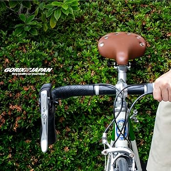 コパンサスケ 楽天市場】【送料無料】ゴリックス サドル ブラウン 自転車