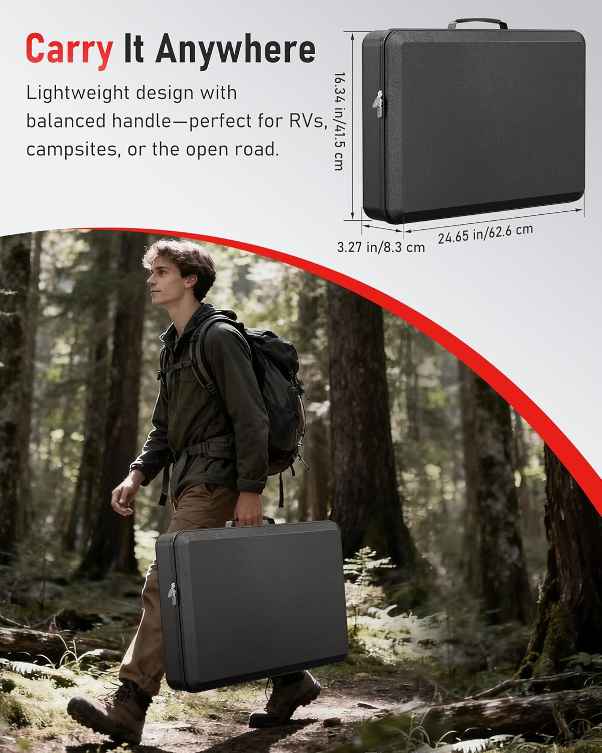 Starlink Standard Gen 3 Carrying Case – Lightweight Travel Organizer Bag for Dish & Accessories | Portable Dustproof Nylon Storage with EVA Compartments & Shockproof Protection