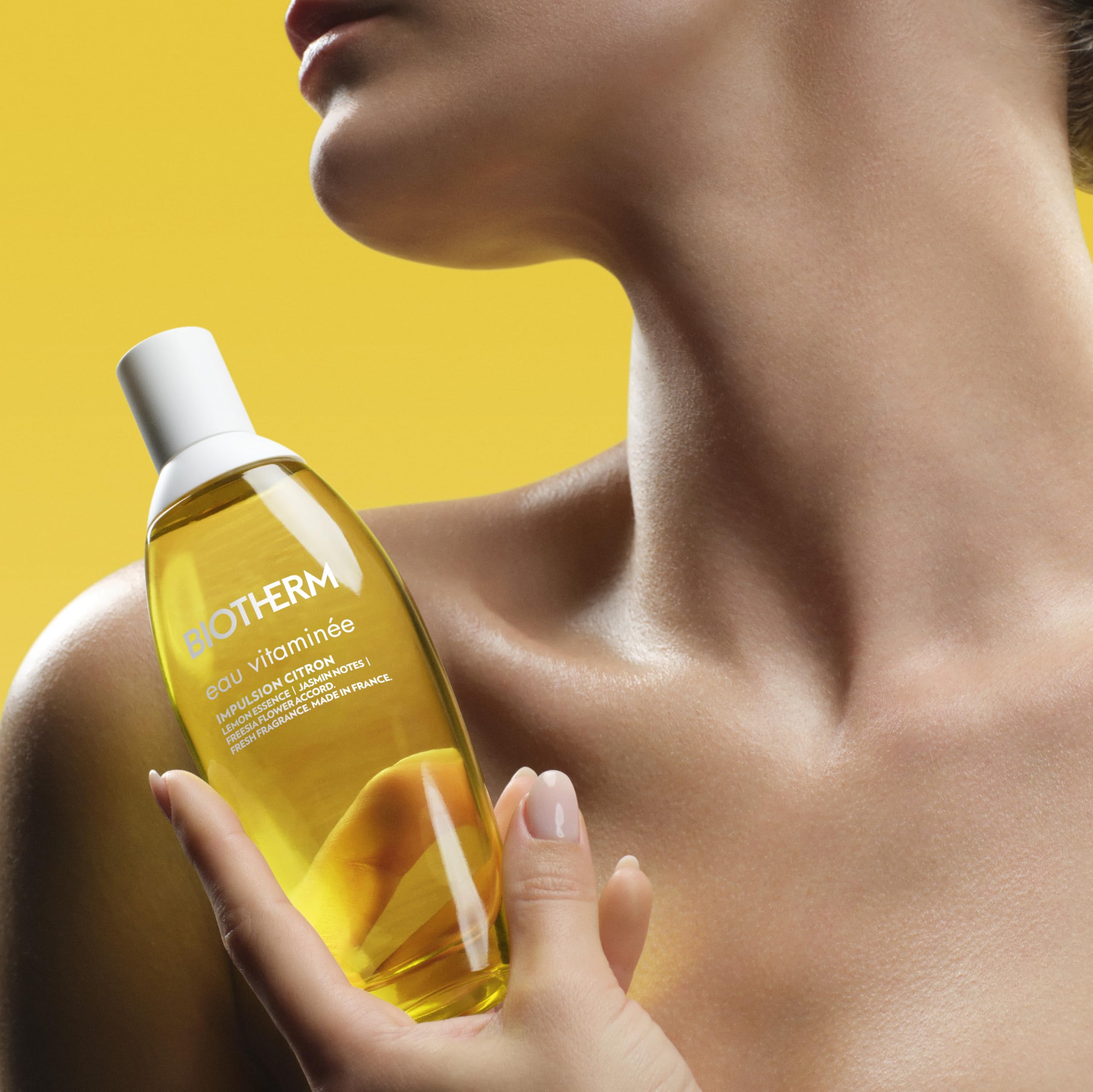 Biotherm, Eau Vitaminée Impulsion Citron, Bruma corporal perfumada cítrica y refrescante, 100ml