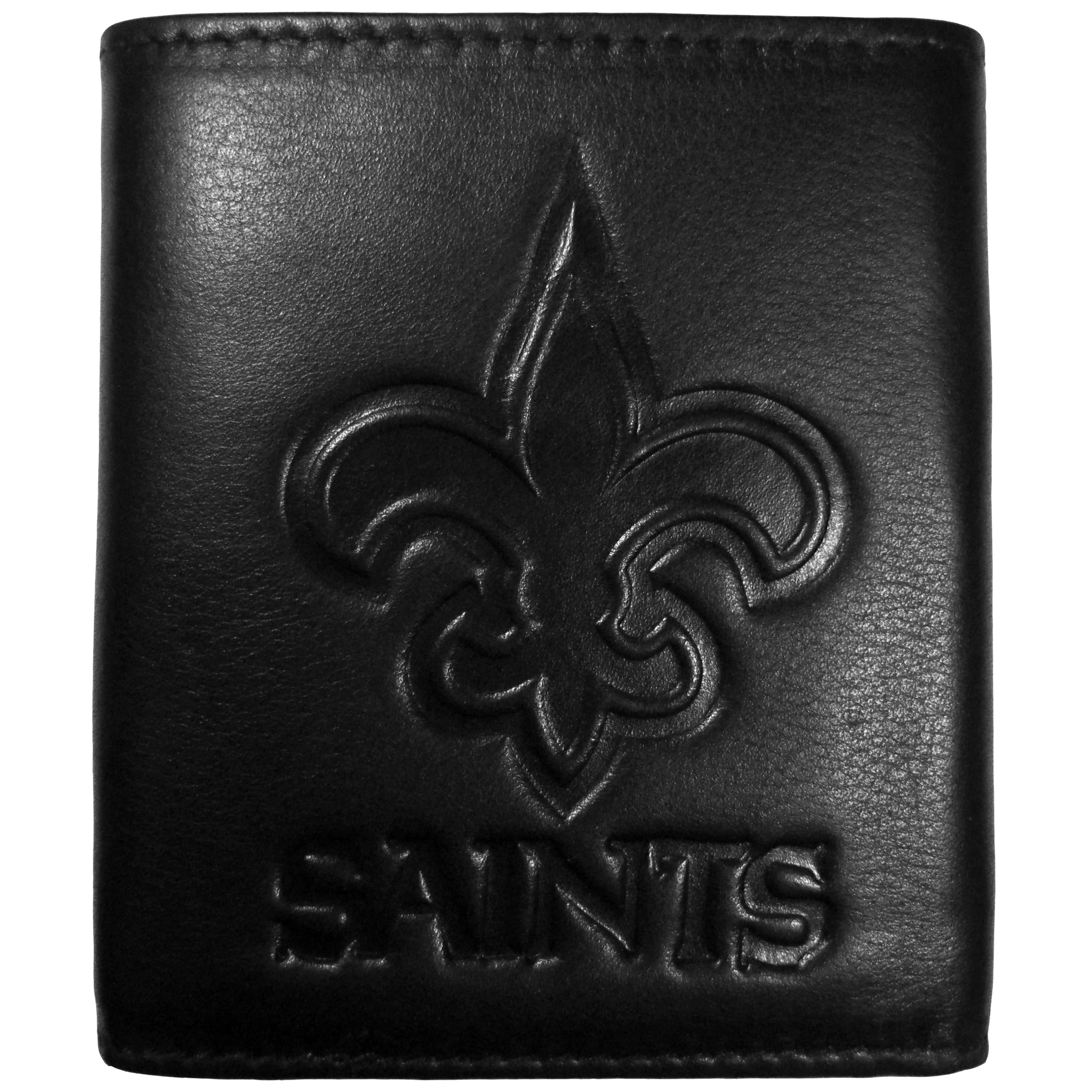 Siskiyou Sports NFL unisex Embossed Leather Tri-fold Wallet