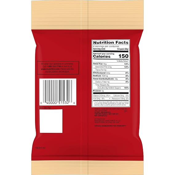 MUNCH Peanut Nut Bars With Brittle Bites Variety Pack
