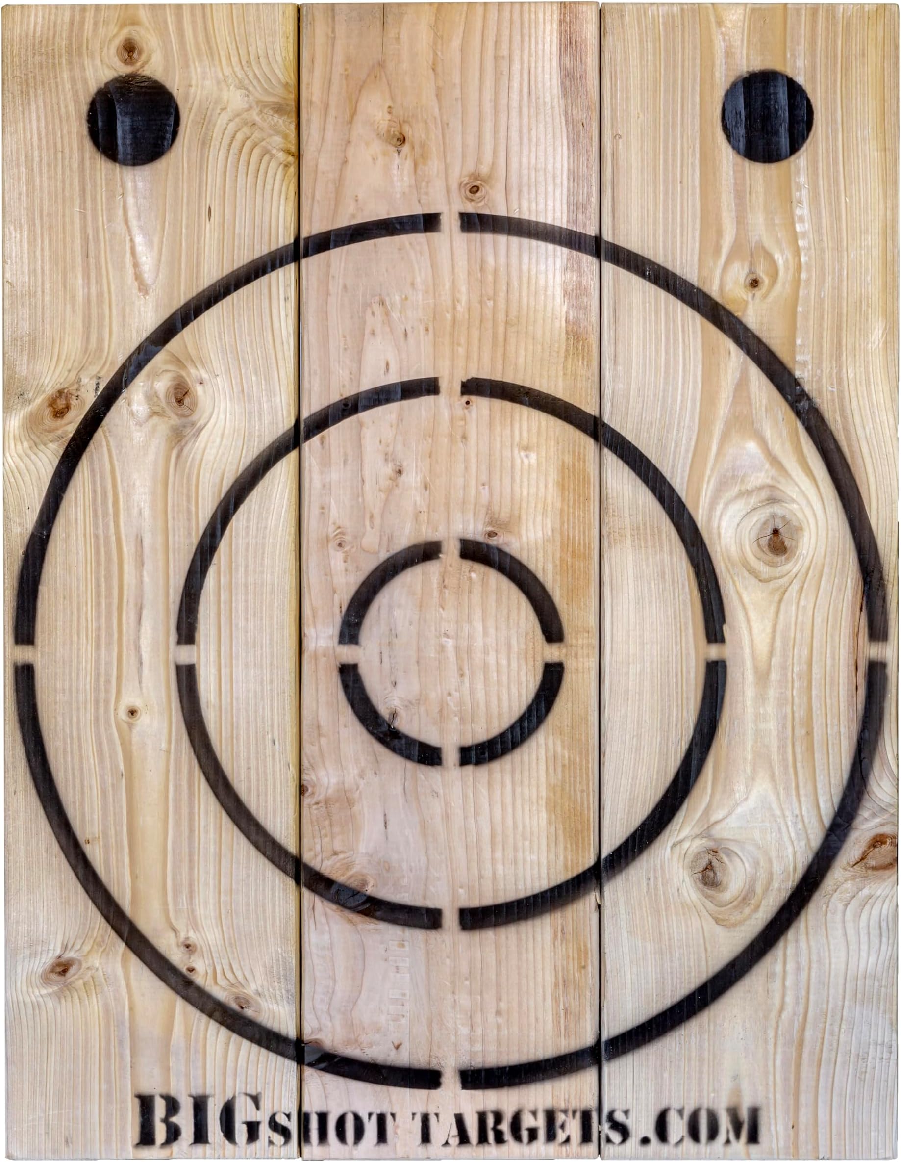 BIGSHOT Wooden Axe Throwing Target with Bottle Opener