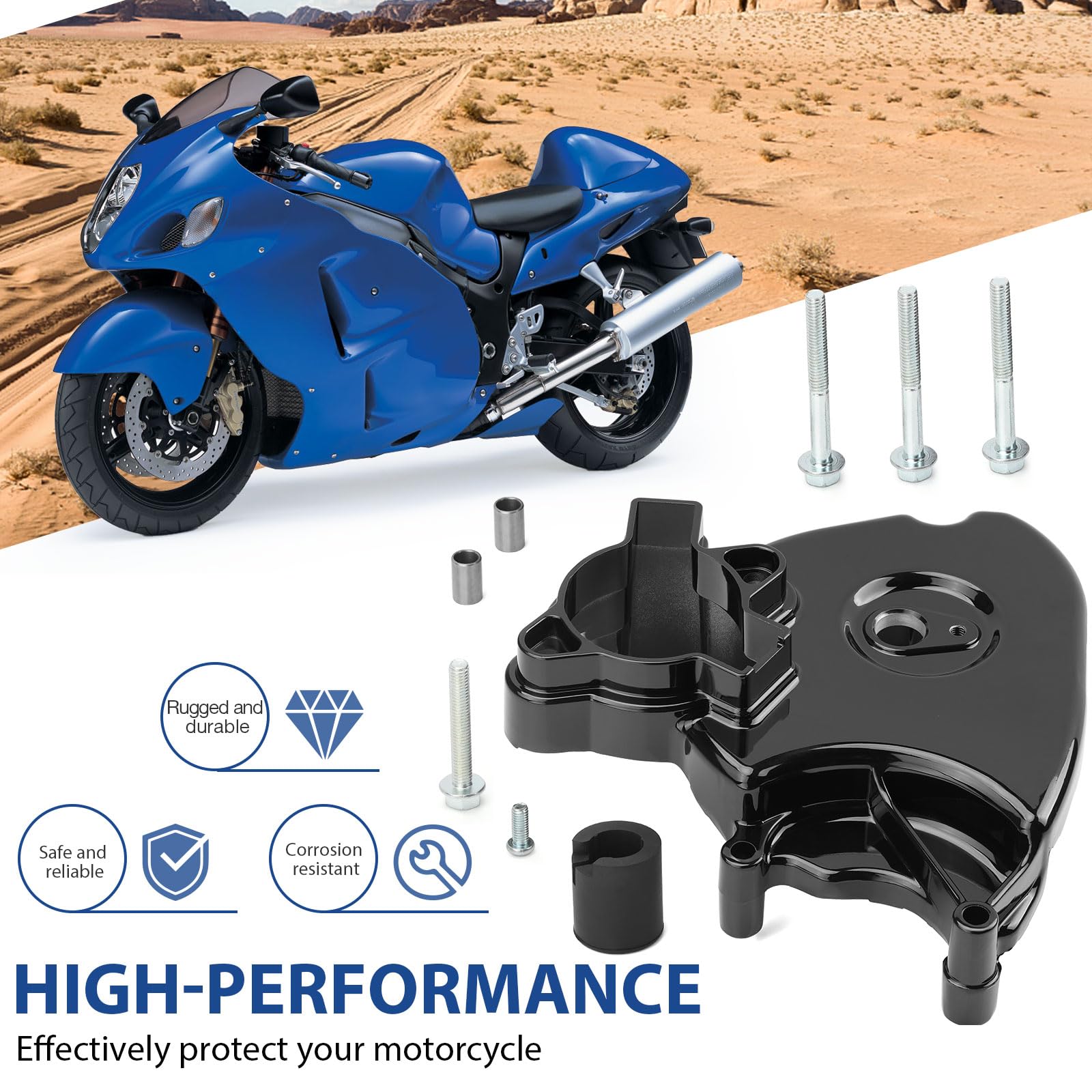 Amazon.com: Left Engine Front Drive Sprocket Cover & Bolt