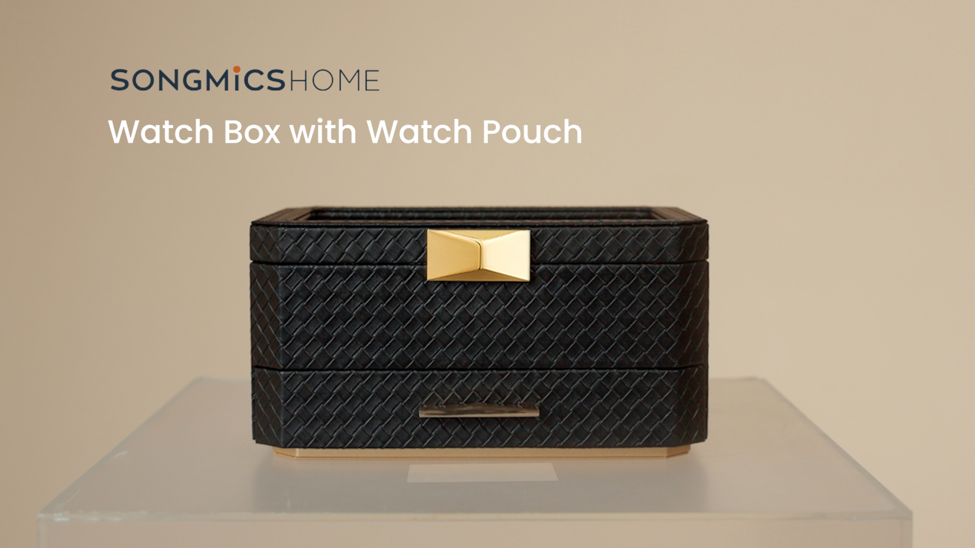 Amazon.com: SONGMICS HOME Ronne Collection - 8-Slot Watch Case