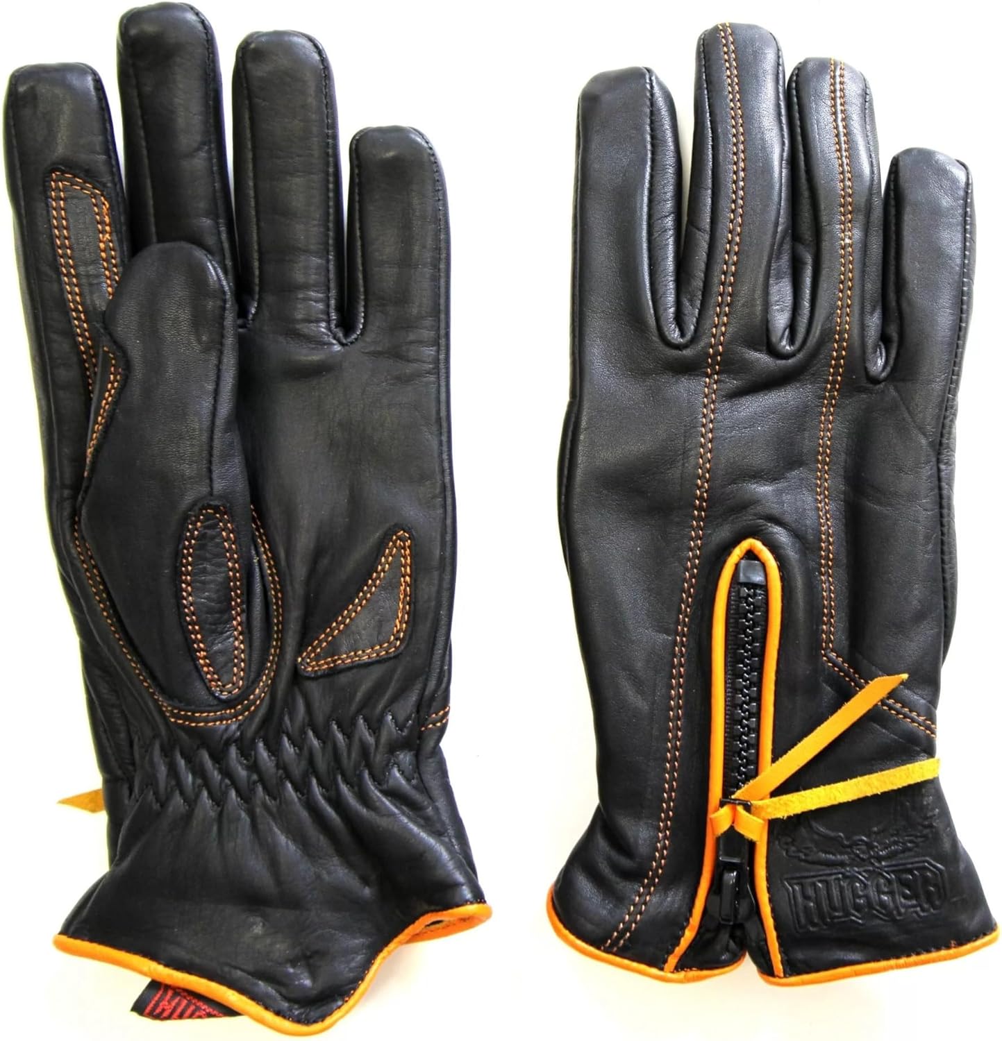 Hugger Ladies Lightly Lined Water Resistant Leather Motorcycle or Driving Glove