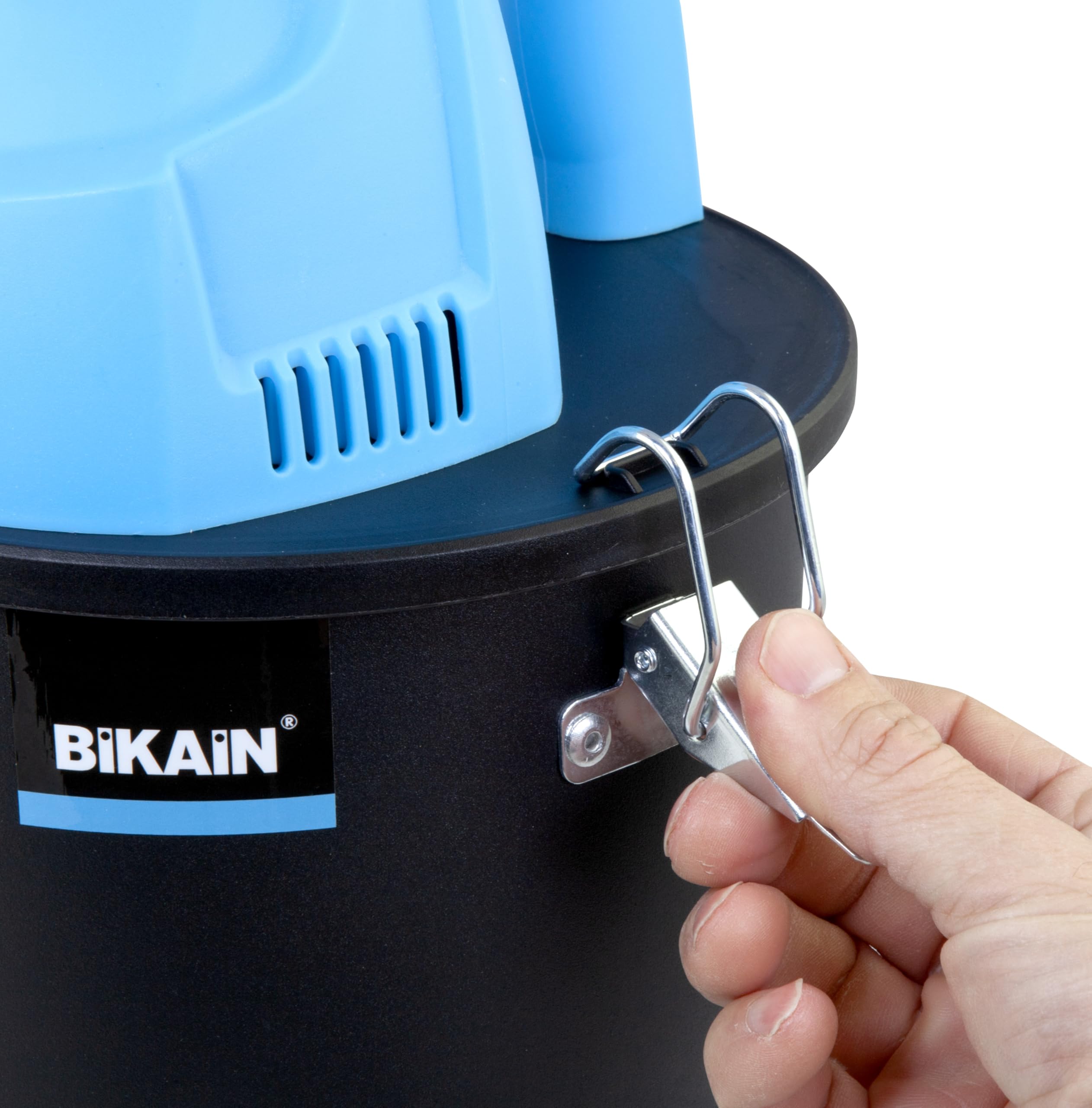 Aspirateur à Cendres Portable pour Pellets - Design Compact - Puissance 600W et Capacité 4L - Système de Nettoyage par Filtre HEPA - Cuve en Acier Inoxydable - Nettoyage Cheminées et Pellets - Bikain