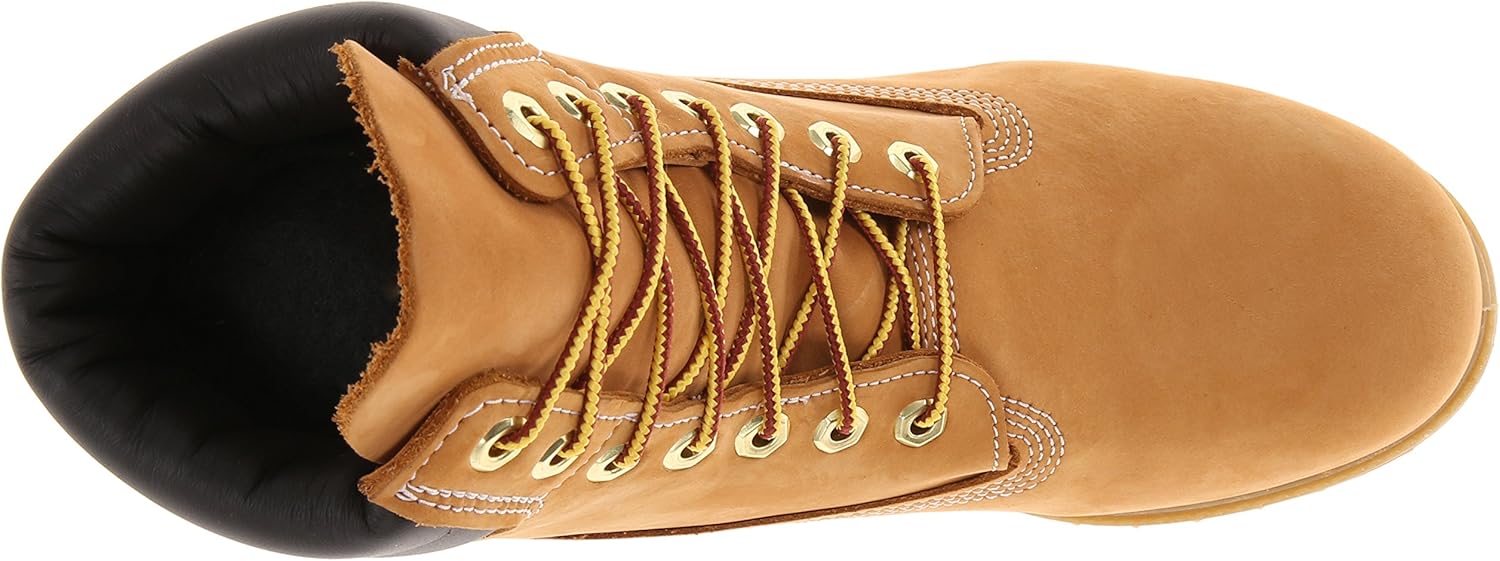 Timberland Mens 6 Inch Premium Waterproof Wheat Nubuck Work Boot - 7.5 W