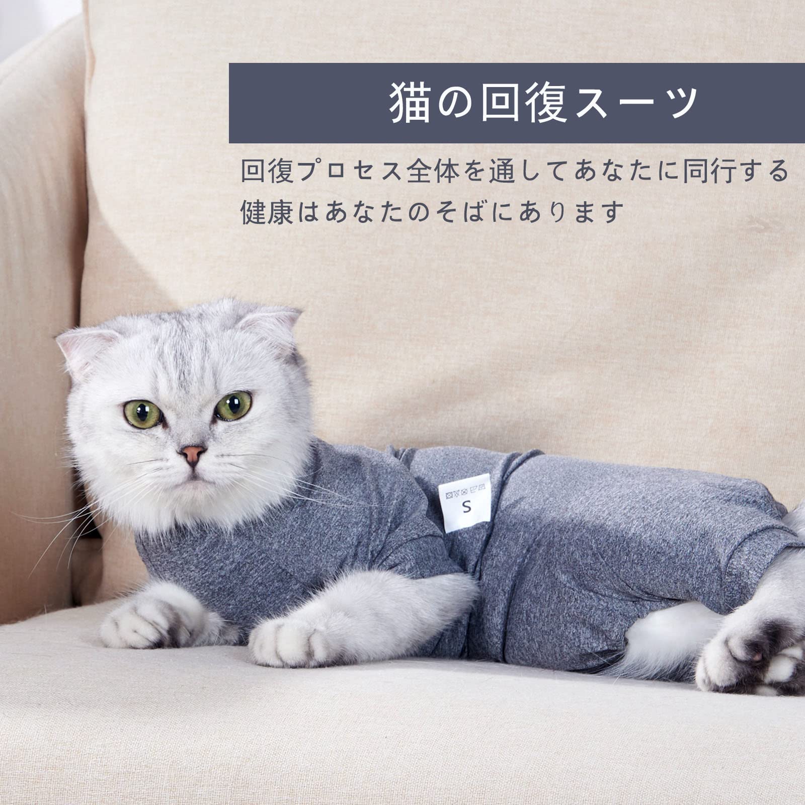 Amazon | SEIKAIE猫 術後服 術後ウェア 小型犬 犬の服 猫の服 猫
