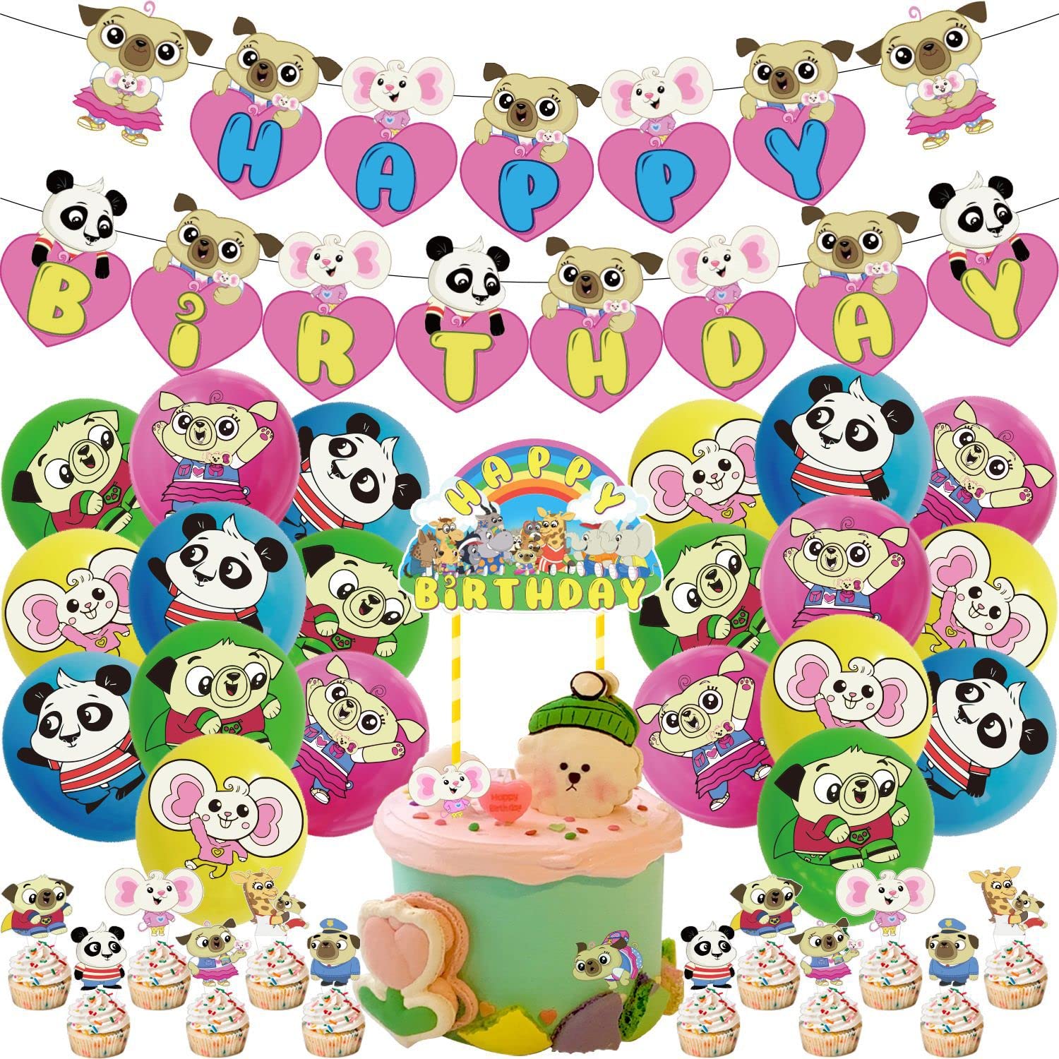 Buy Birthday Decorations Chip and Potato Party,Happy Birthday Supplies