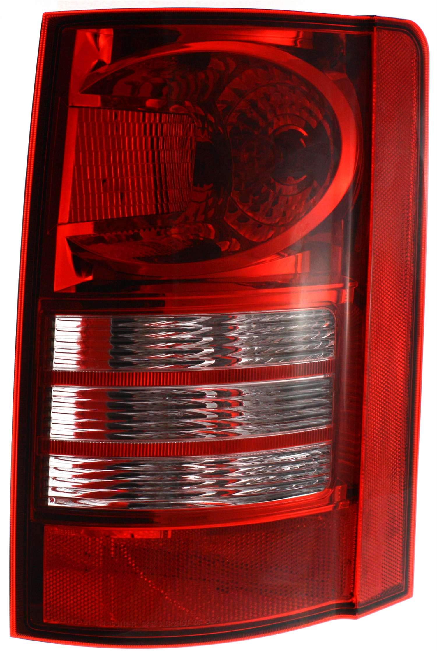 Evan Fischer Tail Light Assembly Compatible with 2008-2010 Chrysler Town & Country Halogen Passenger Side