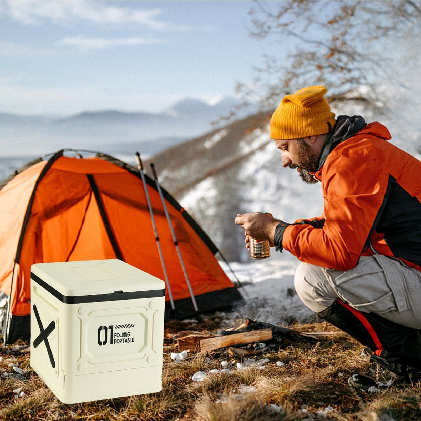 Orinal portátil, inodoro de camping portátil, inodoro portátil plegable