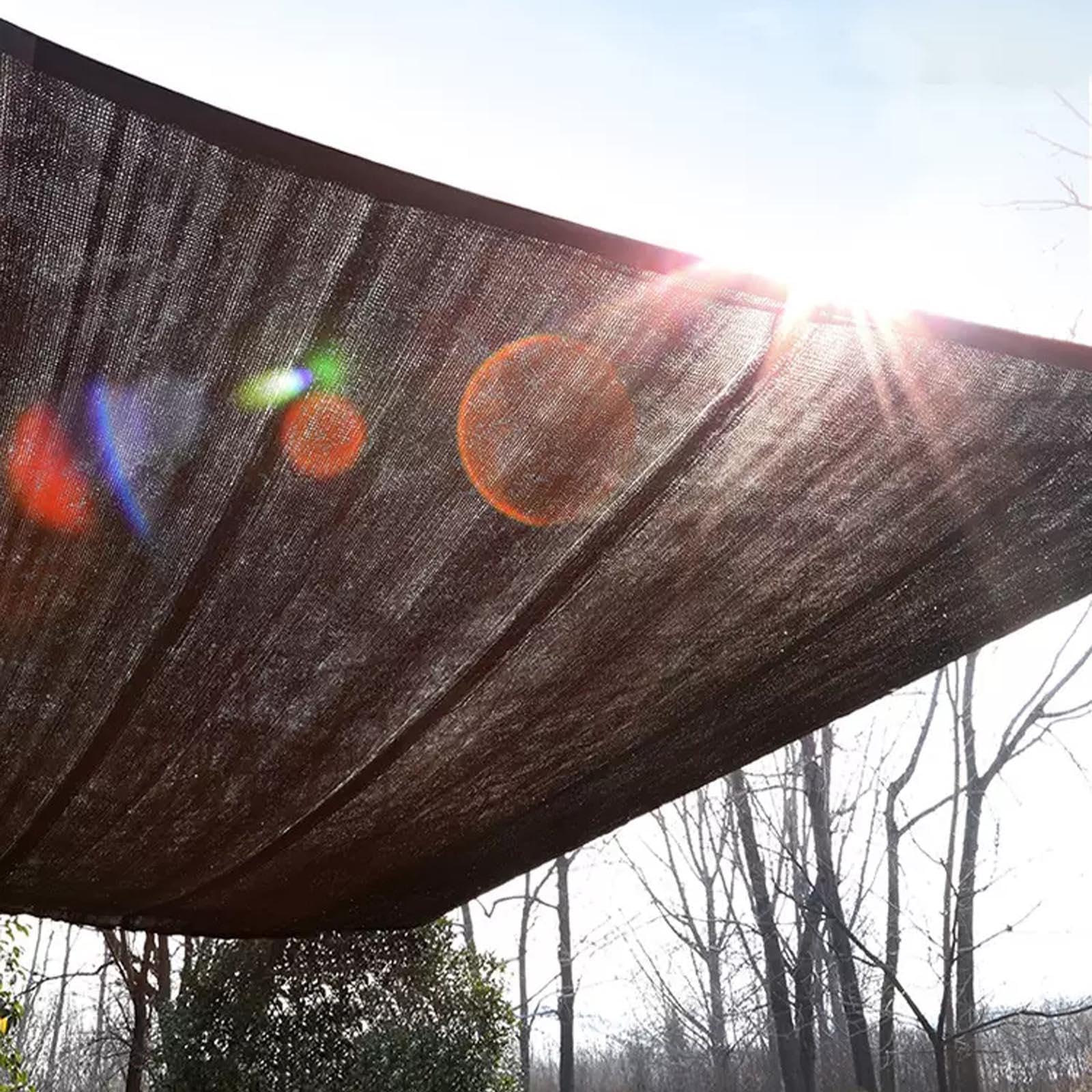 Shade Cloth for Garden Patio,2x2m 3x4m 5x5m 6x10m Shade Net Roll,Plants Shade Fabric Mesh with Grommets,Waterproof & Breathable,Uv Resistant Netting Cover,Customizable,LxW-3x9m/9.8x29.5ft