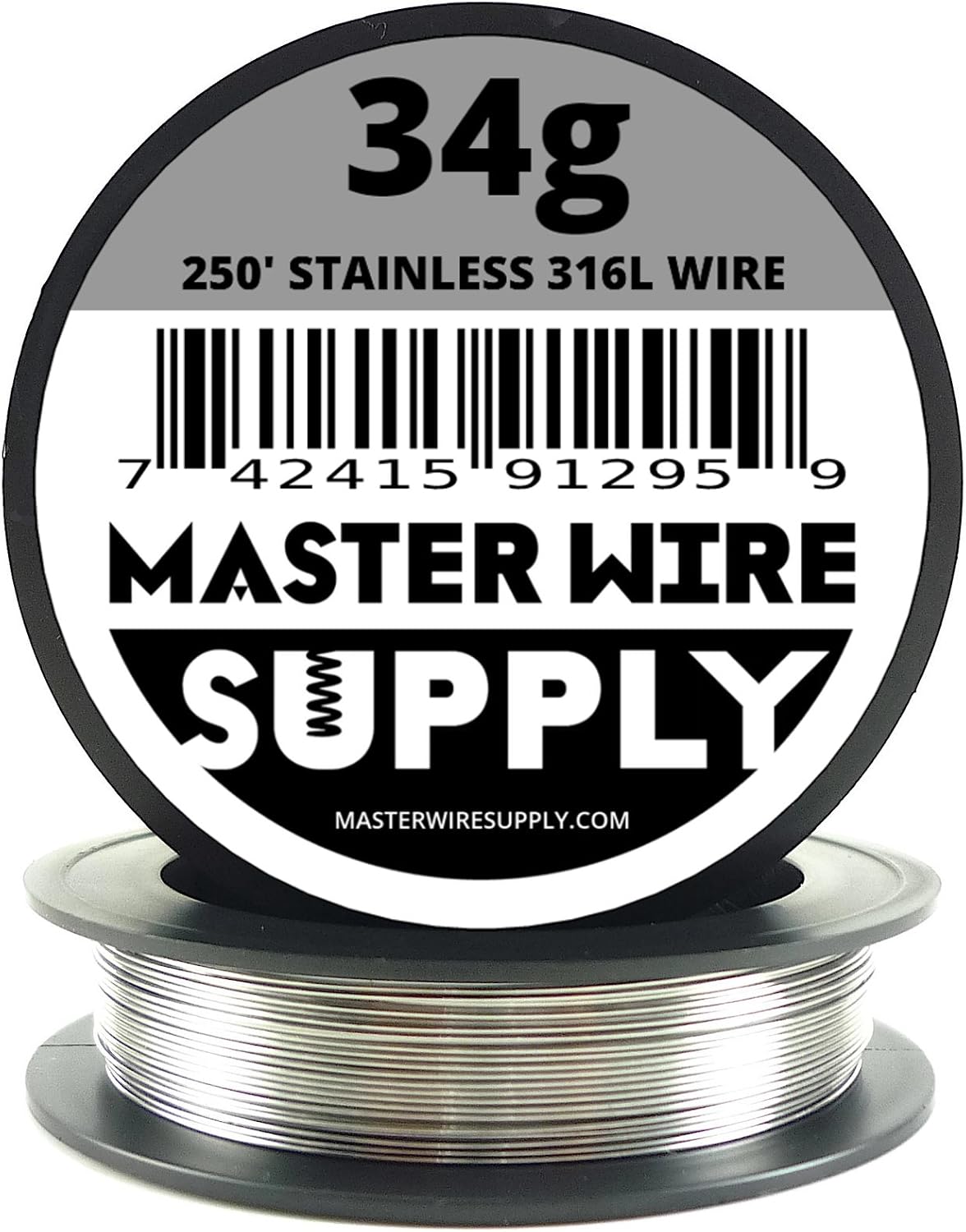 Stainless Steel 316L - 250' - 34 Gauge Wire