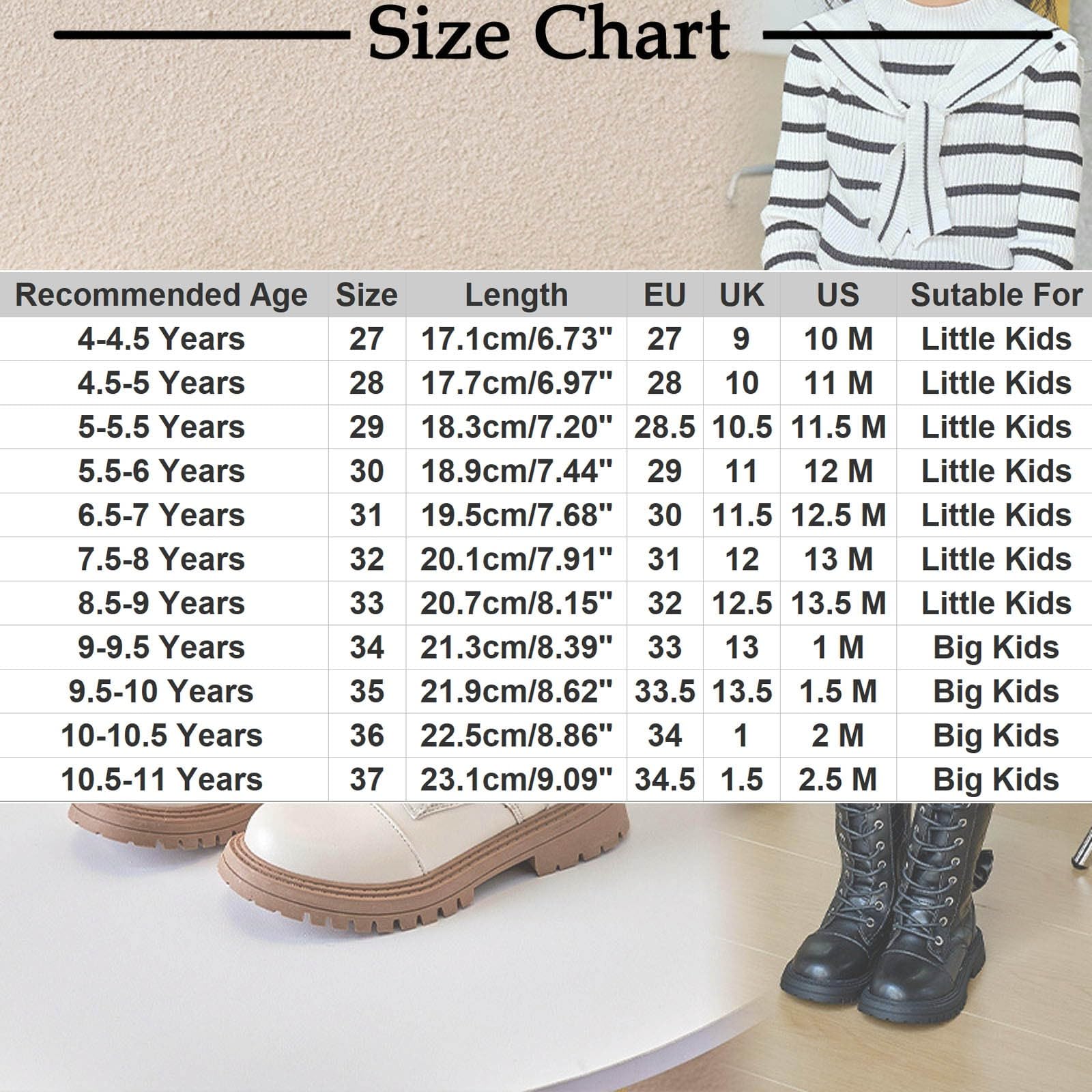 Mädchen Perlenschleife Stiefel Langschaft Schnürstiefel Gummisohle
