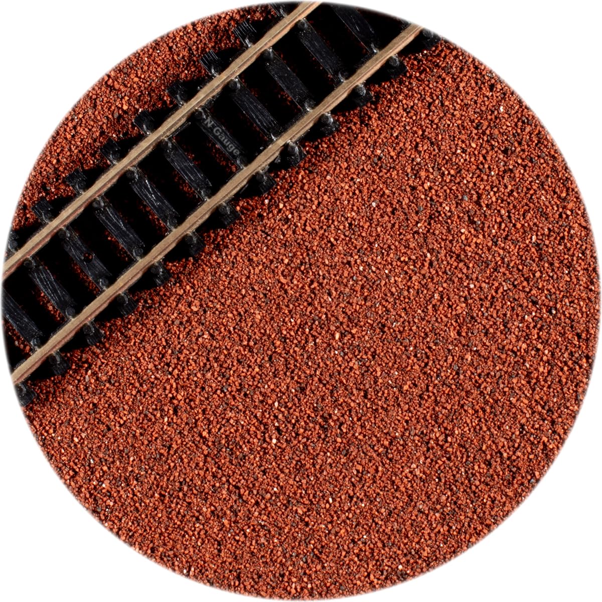 N Gauge Model Railway Track Ballast - Lanarkshire Red Granite | 100g | Model Railway Scenery Material