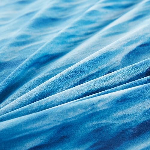 Miniatura 7 de LAMEJOR Juego de funda de edredón tamaño Queen de 3 piezas, color blanco, suave, patrón de panda, juego de ropa de cama para niños