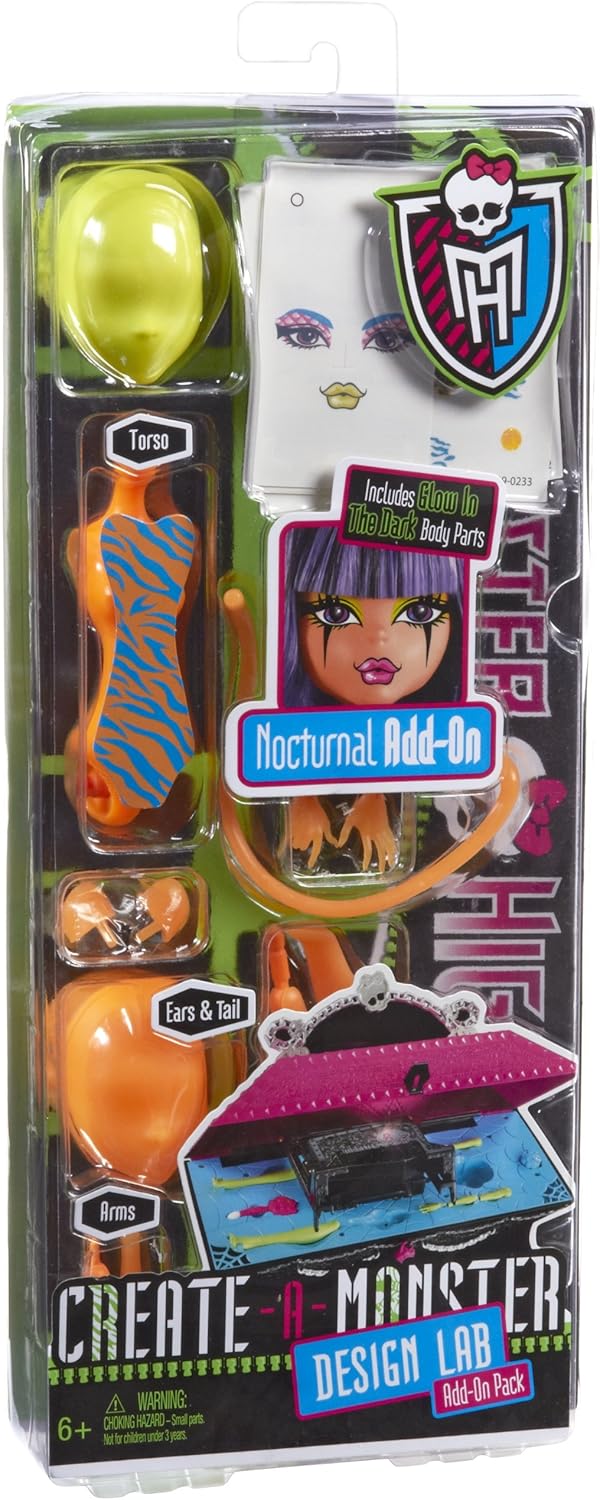 Monster High Create-A-Monster Design Lab Nocturnal Add-On Pack
