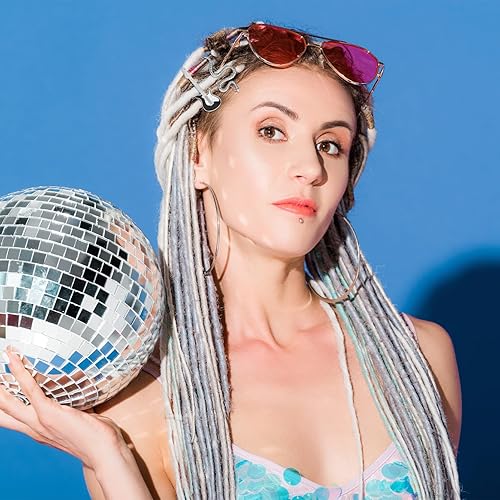 Miniatura 5 de Juego de 22 pinzas para el cabello rosa Y2k Kawaii, clip de cabello con cruz de estrella de amor, accesorios hechos a mano, dije de guitarra, clip