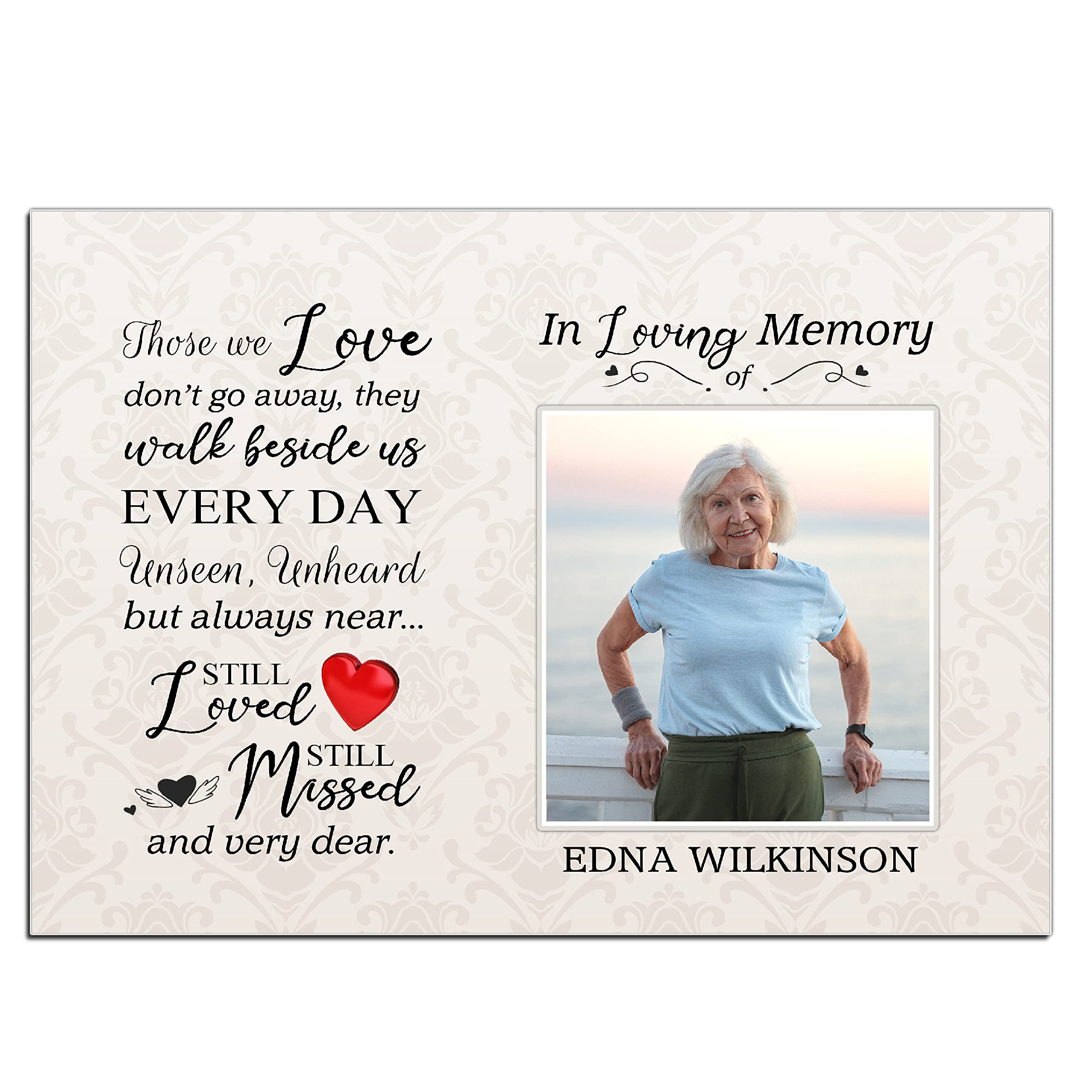 Invite Designs Ltd Personalised In Loving Memory Memorial Poster Banner N217 Funeral Wake Decoration (A1-59.4cm x 84.1cm)