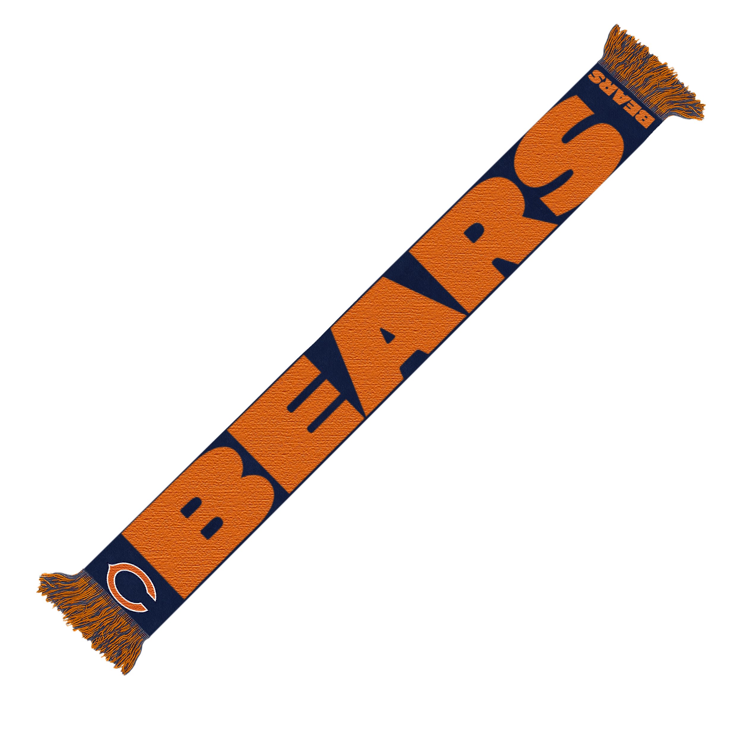 Foco Multicoloured Forever Collectibles Nfl Fan Scarf Chicago Bears Wordmark Scarf