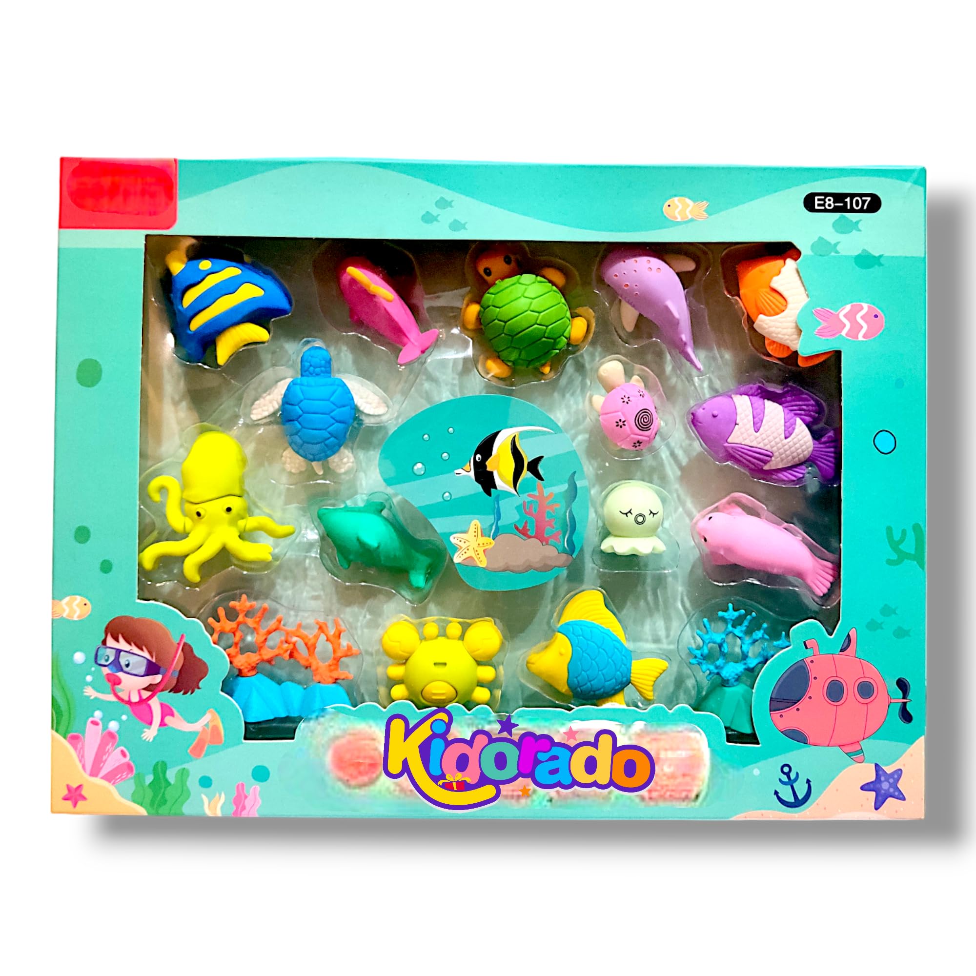 Kidorado - Eraser Set for Kids - Colorful Theme School Stationary for Boys & Girls - 17 Unique 3D Erasers Detachable | Birthday Gift Idea | Return Gift Pack (Mechanic Tools) (B0CS6DNVNK) Amazon Price History, Amazon Price Tracker